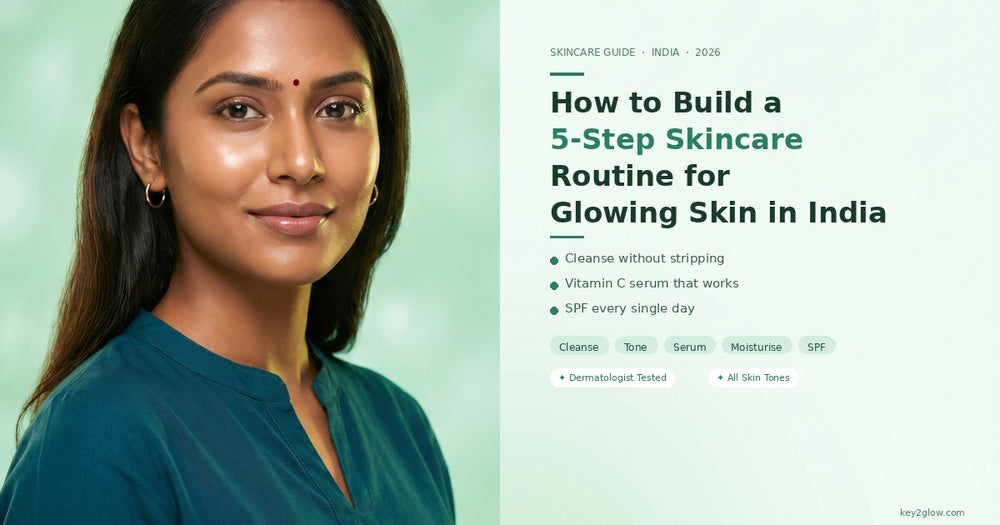 How to Build a 5-Step Skincare Routine for Glowing Skin in India