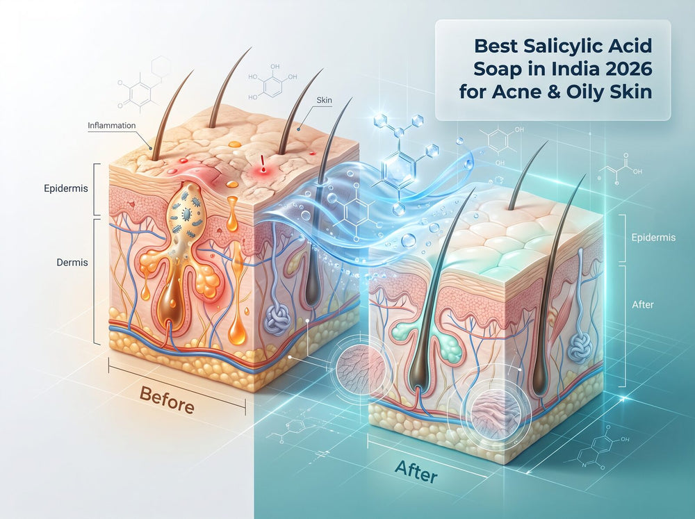 Best Salicylic Acid Soap in India 2026 for Acne & Oily Skin