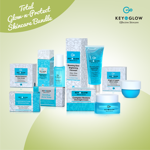 Total Glow-n-protect Skincare Bundle - Key to Glow 